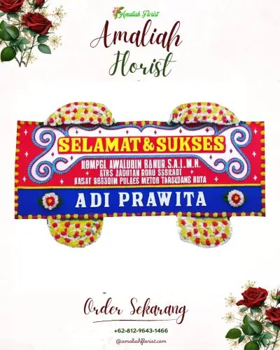 Karangan Bunga Ucapan Selamat di Rawalaut