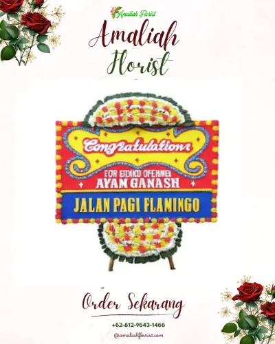 Bunga Papan Congratulation di Rawalaut